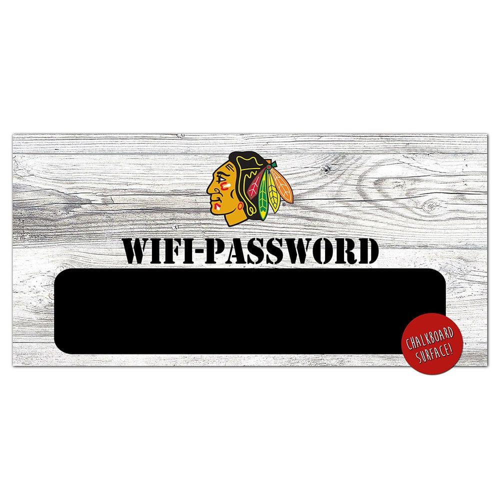 fan creations Chicago Blackhawks Wifi Password 6x12 Sign