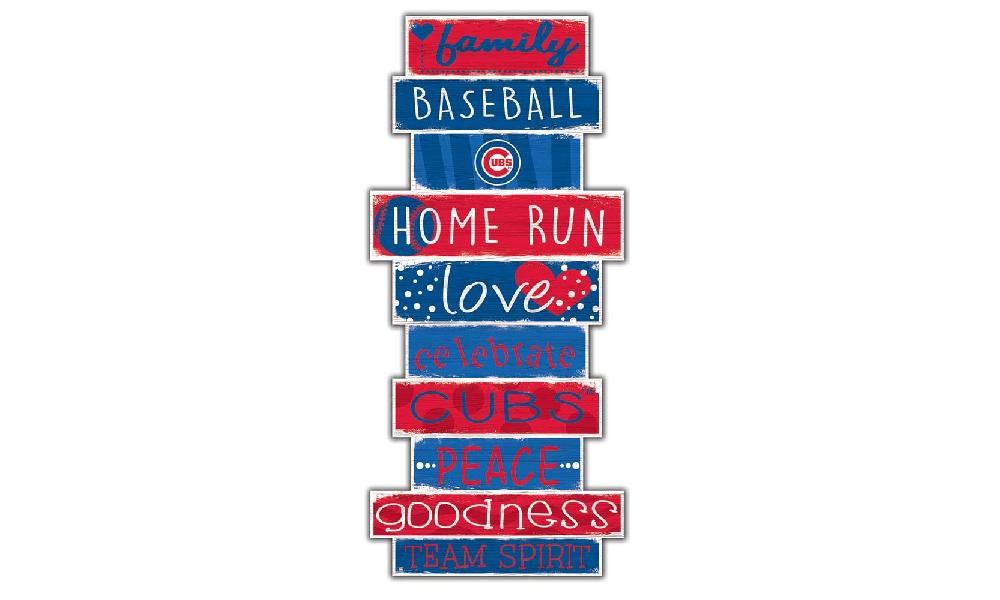 fan creations Chicago Cubs Celebration Stack 24" Sign