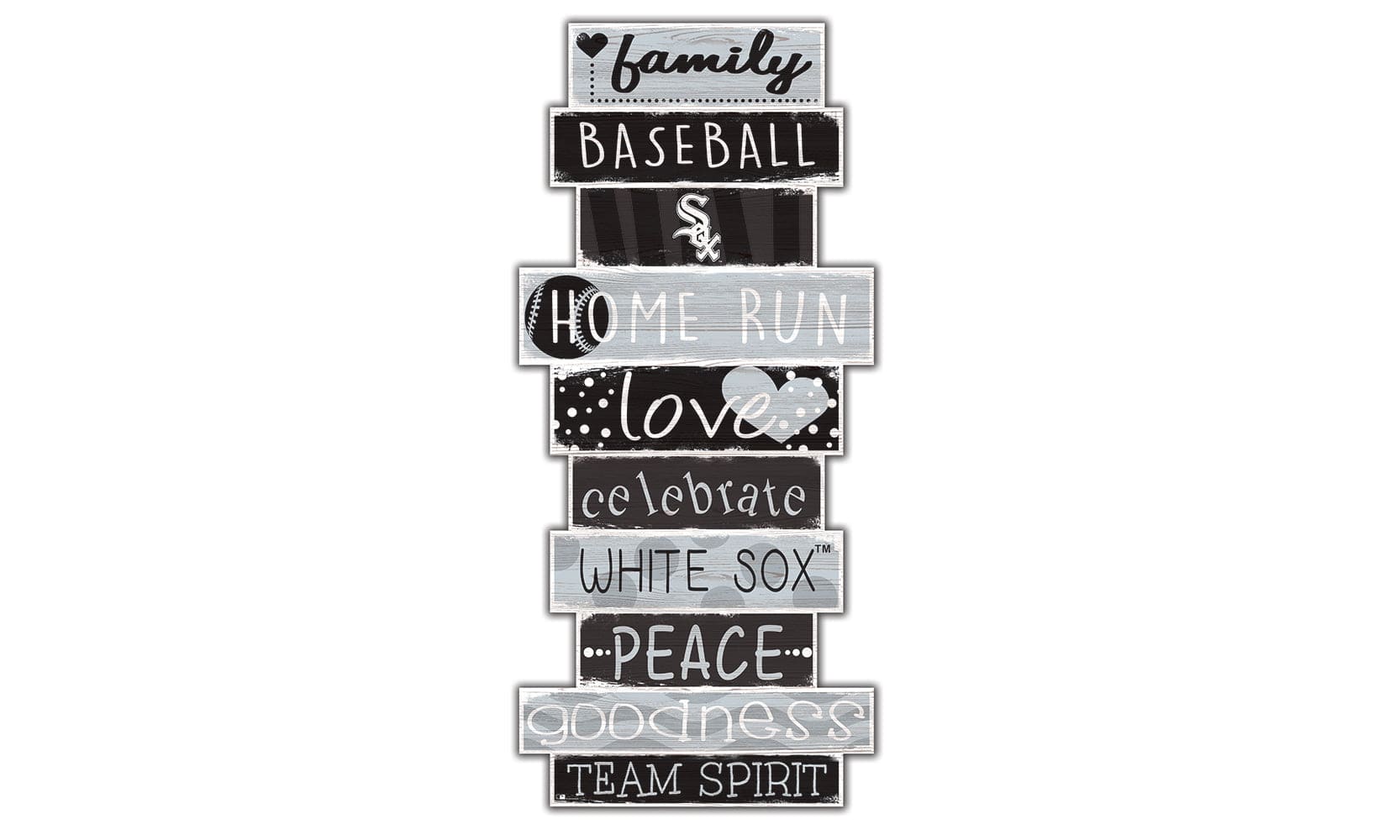 fan creations Chicago White Sox Celebration Stack 24" Sign