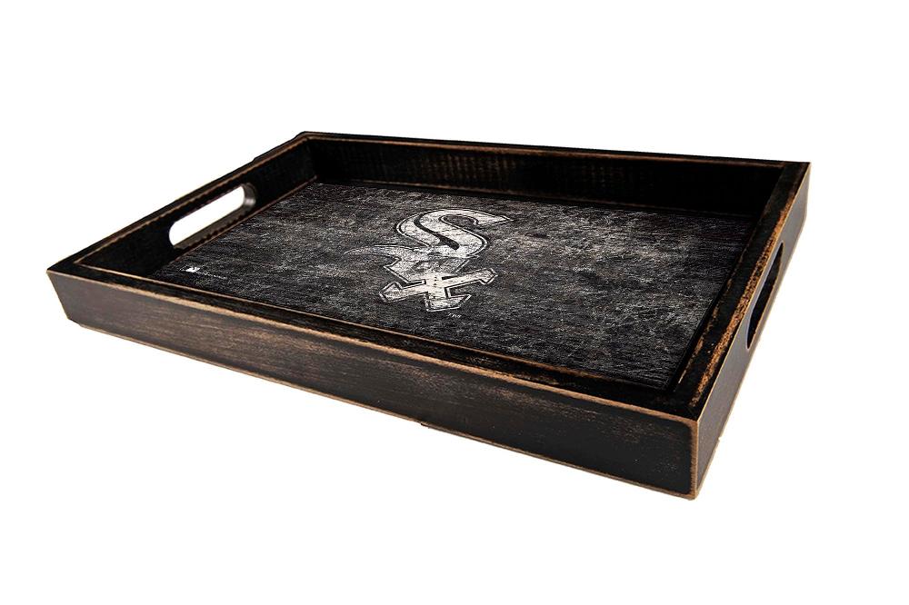 fan creations Chicago White Sox Distressed Team Tray With Team Colors