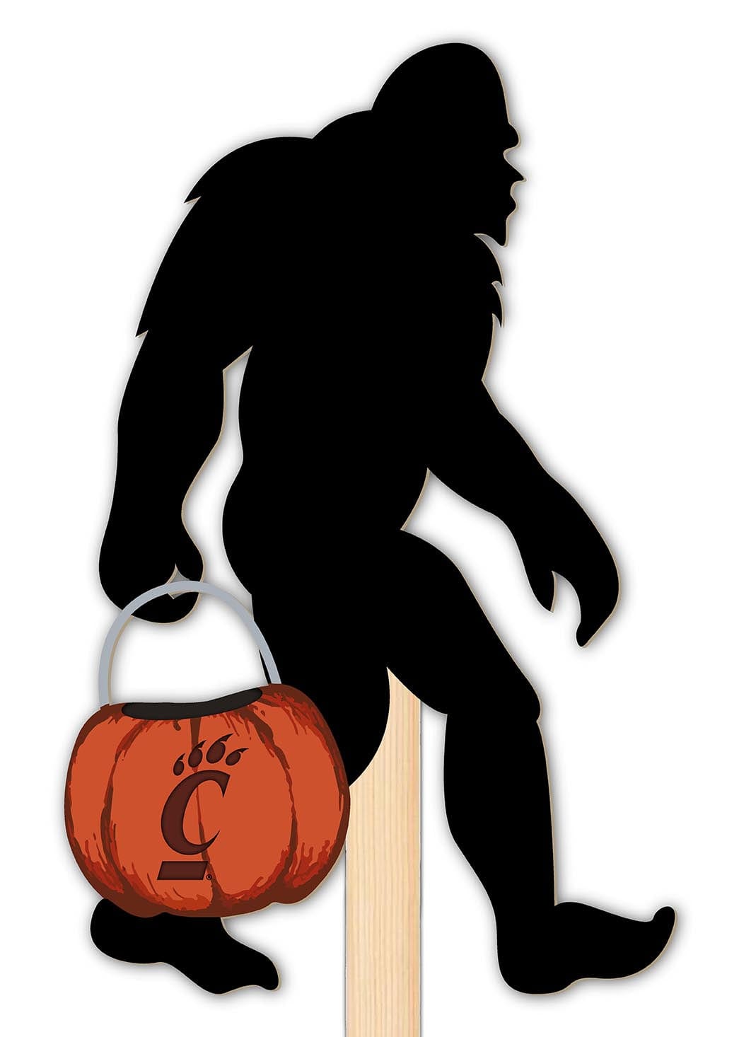 fan creations Cincinnati Big Foot Halloween Yard Stake