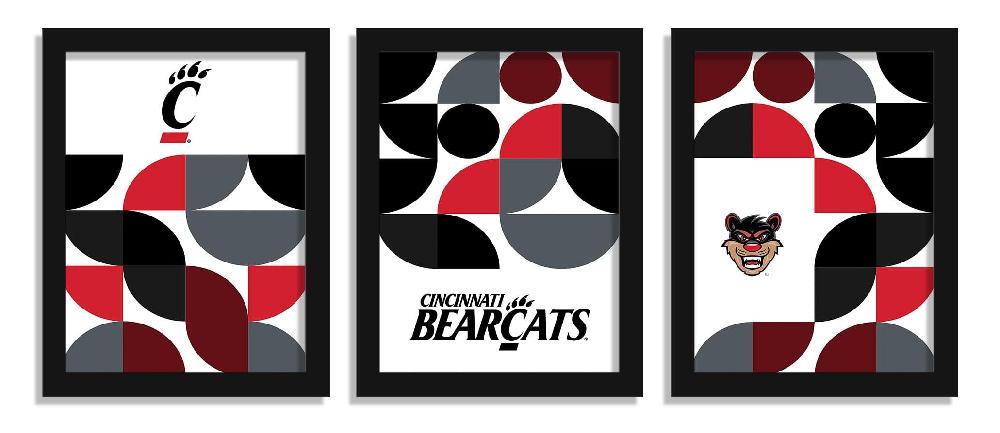 fan creations Cincinnati Minimalist Color Pop 12x16 (set of 3)