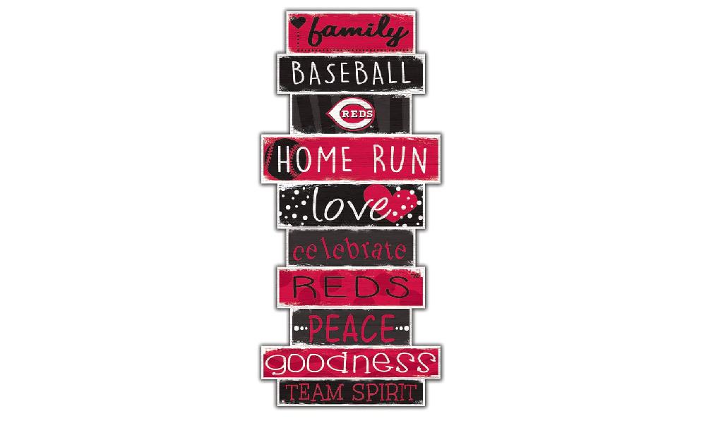 fan creations Cincinnati Reds Celebration Stack 24" Sign