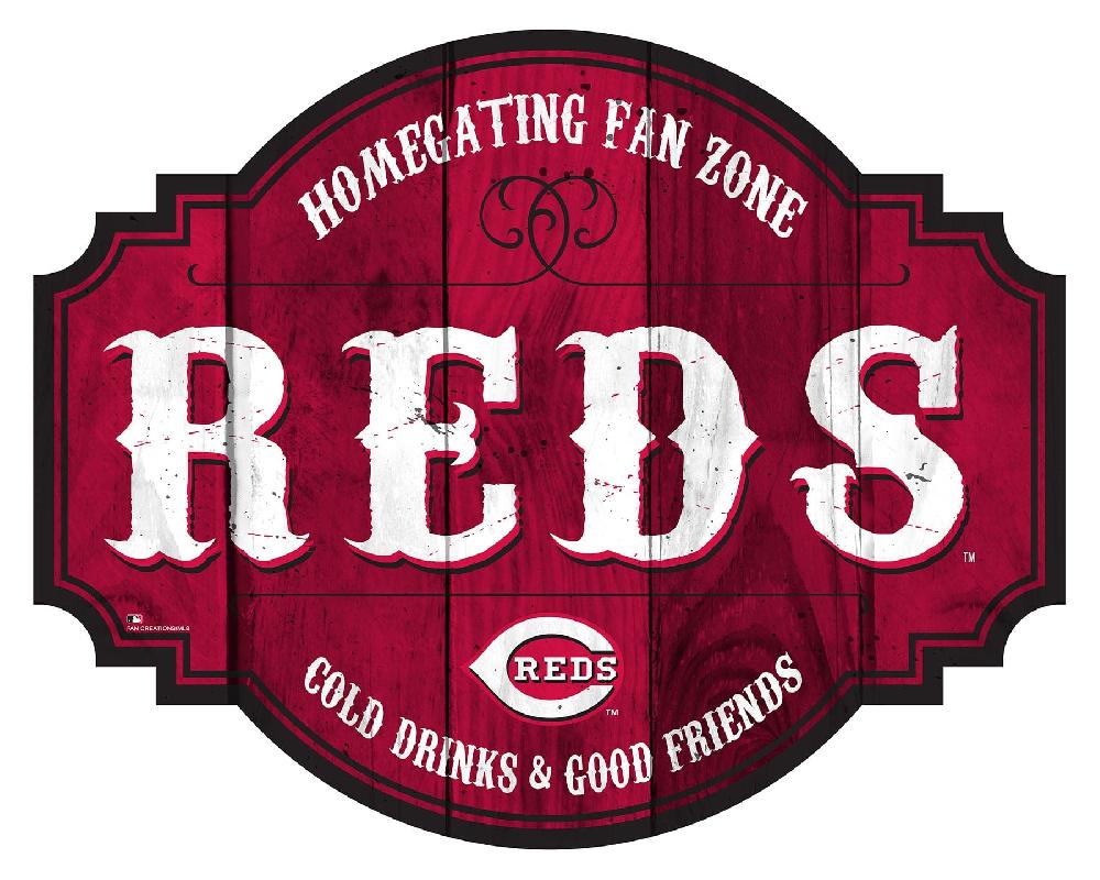 fan creations Cincinnati Reds Homegating Tavern 12in Sign