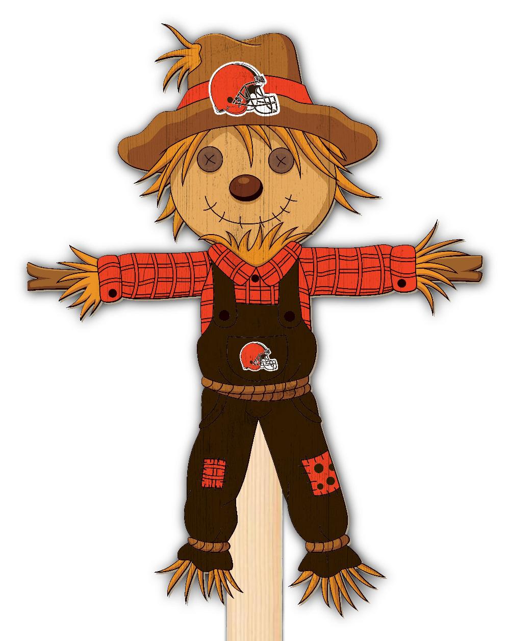fan creations Cleveland Browns Scarecrow Yard Stake
