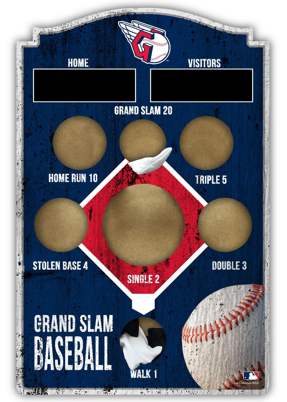 fan creations Cleveland Guardians Baseball Bean Bag Toss