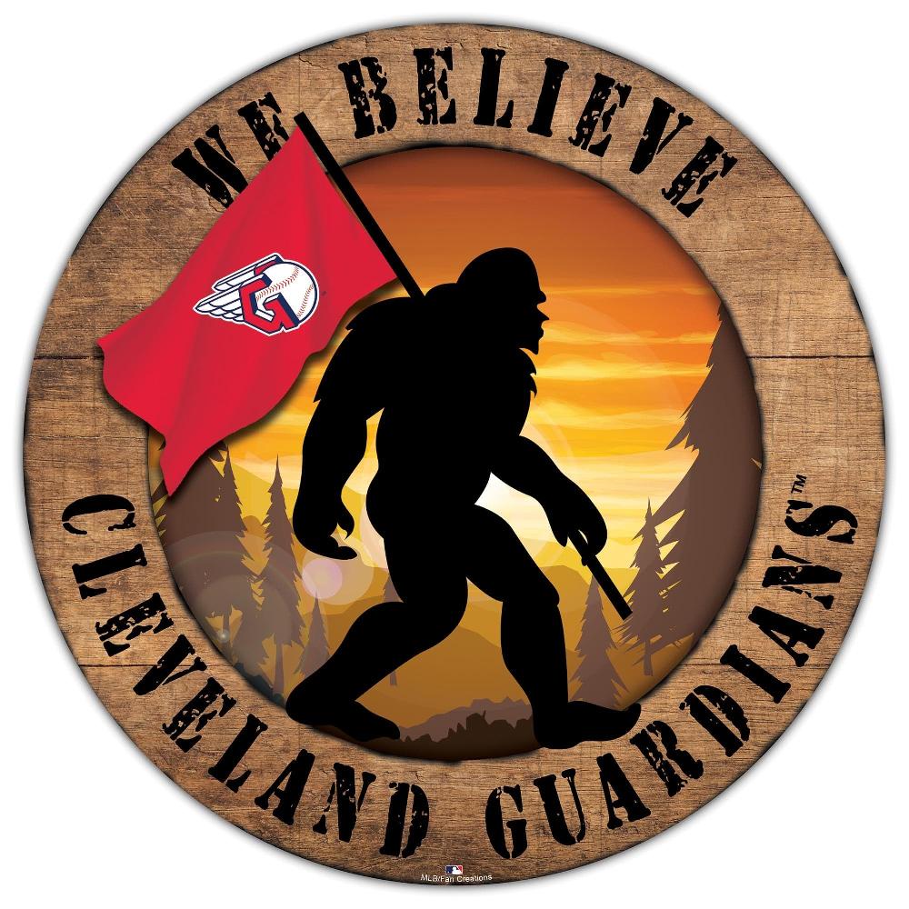 fan creations Cleveland Guardians Bigfoot 12in Circle