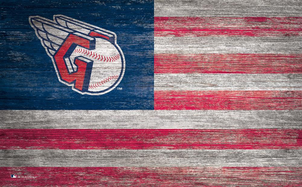 fan creations Cleveland Guardians Distressed Flag 11x19