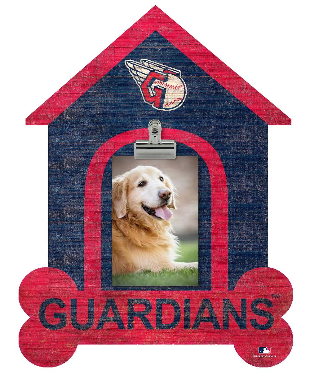 fan creations Cleveland Guardians Dog Bone House Clip Frame