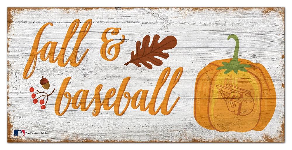 fan creations Cleveland Guardians Fall and Baseball 6x12