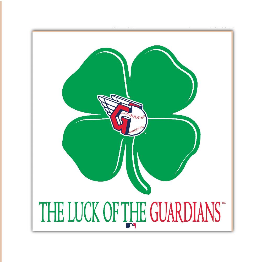 fan creations Cleveland Guardians Luck Of The Team 10x10