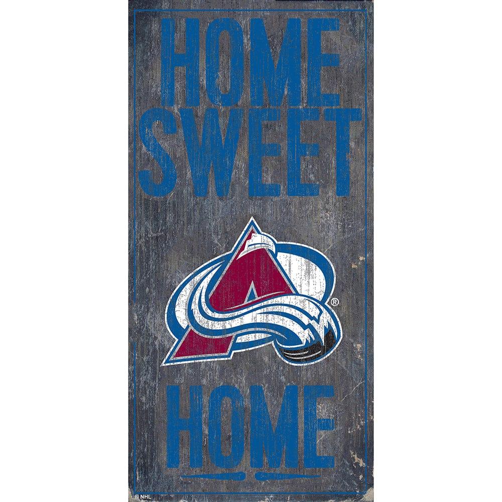 fan creations Colorado Avalanche Home Sweet Home 6x12