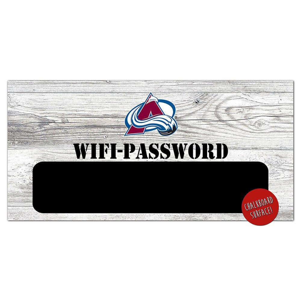 fan creations Colorado Avalanche Wifi Password 6x12 Sign