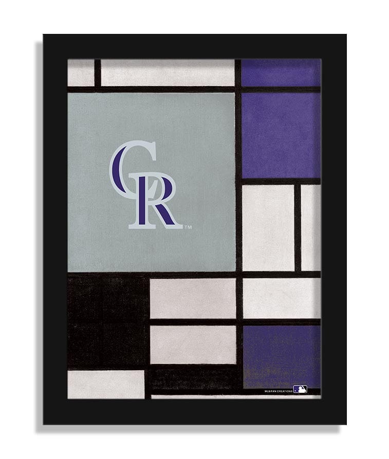 fan creations Colorado Rockies Team Composition 12x16 (fine art)