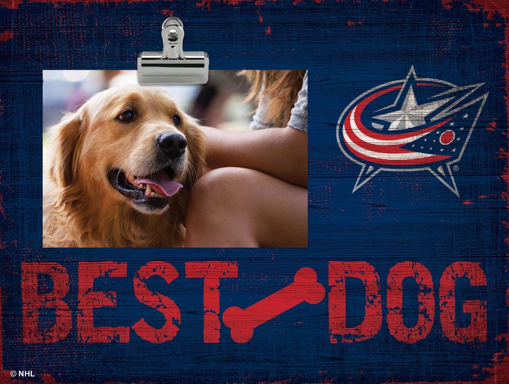 fan creations Columbus Blue Jackets Best Dog Clip Frame