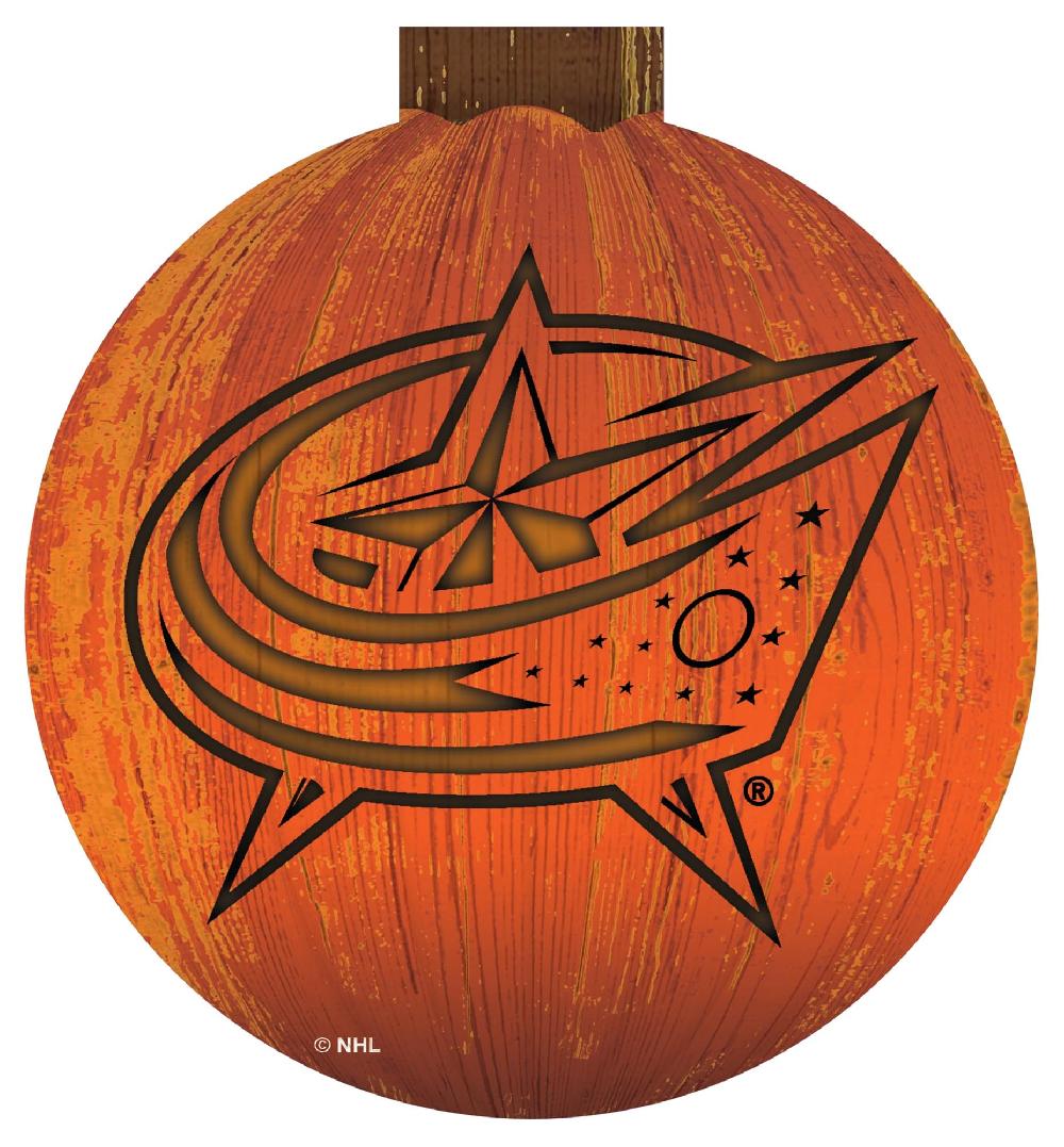 fan creations Columbus Blue Jackets Halloween Wall Art 12in