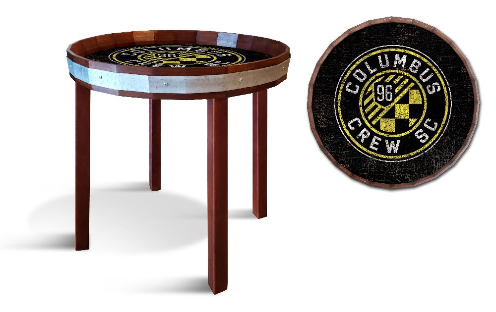 fan creations Columbus Crew SC Barrel Top Side Table