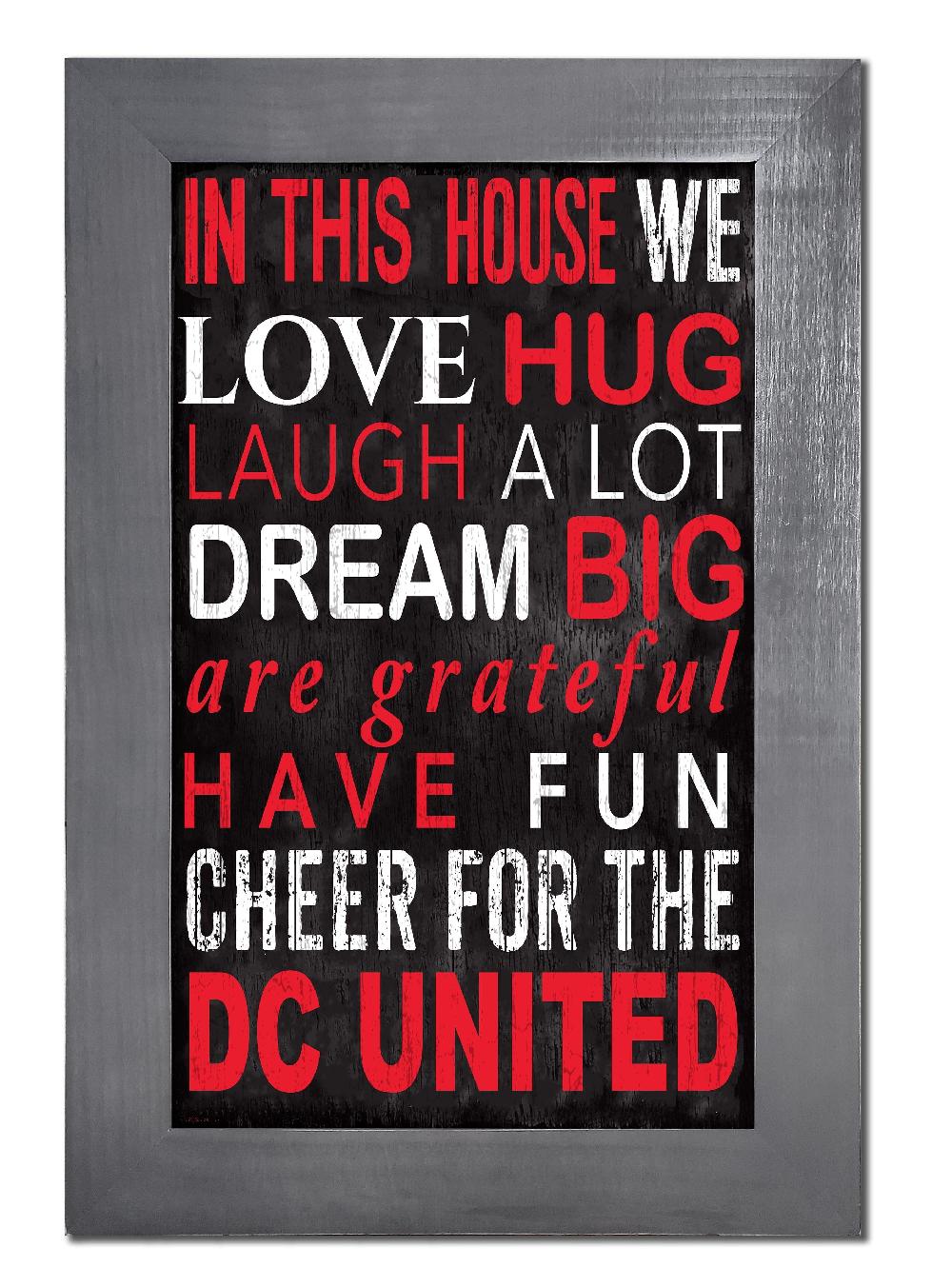 fan creations D.C. United Color In This House 11x19 Framed