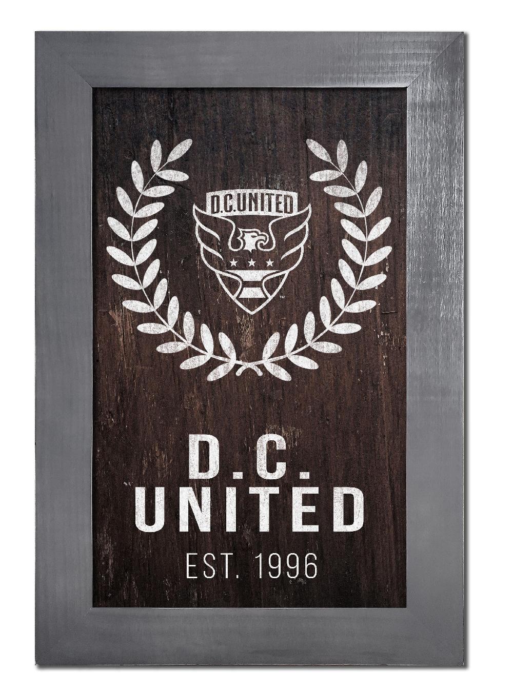 fan creations D.C. United Laurel Wreath 11x19 Framed