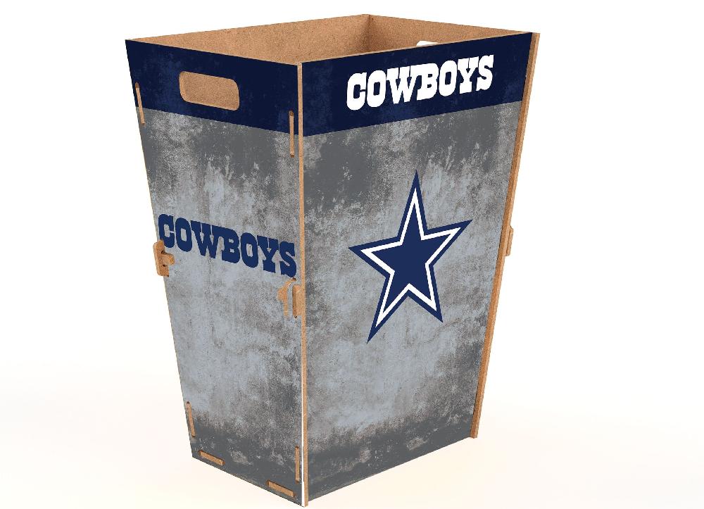 fan creations Dallas Cowboys Team Color Waste Bin Large