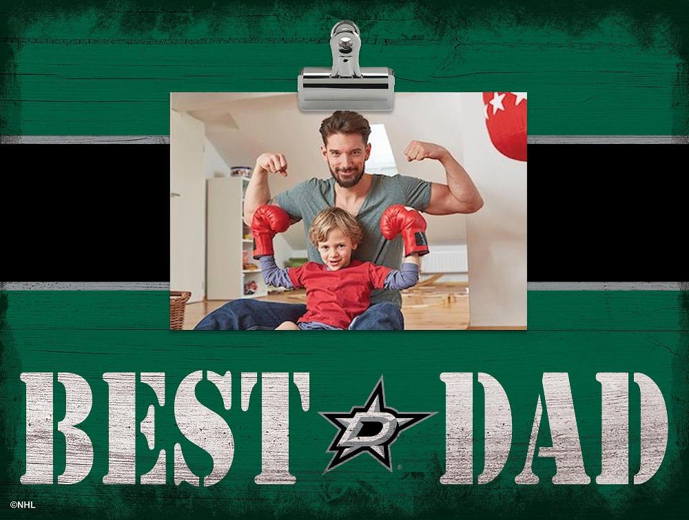 fan creations Dallas Stars Best Dad With Stripe Clip Frame