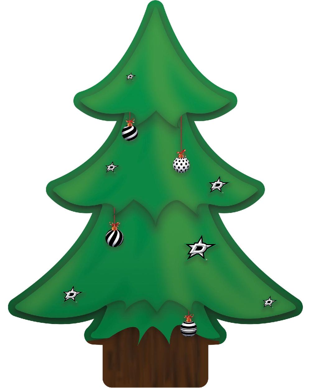 fan creations Dallas Stars Team Color Desktop Tree 12in
