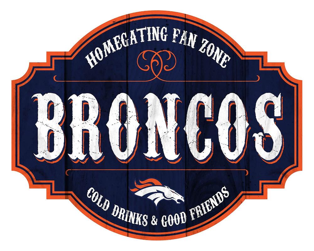 fan creations Denver Broncos Homegating Tavern 12in Sign