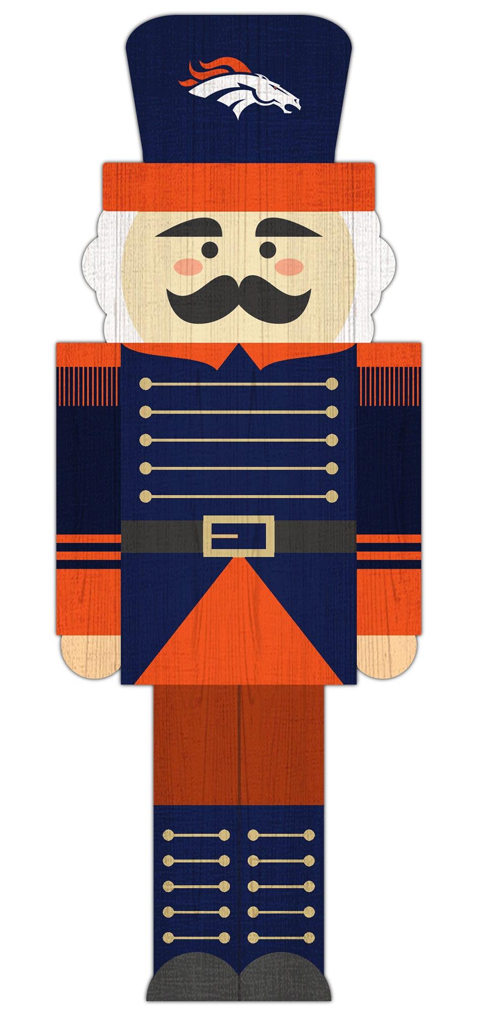 Fan Creations Denver Broncos Nutcracker 31in Leaner