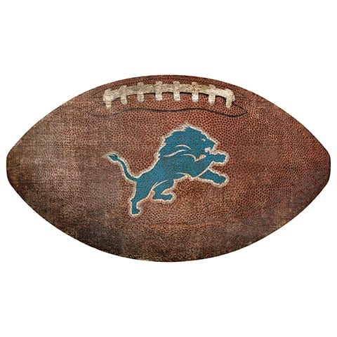 fan creations Detroit Lions 12" Football Shaped Sign