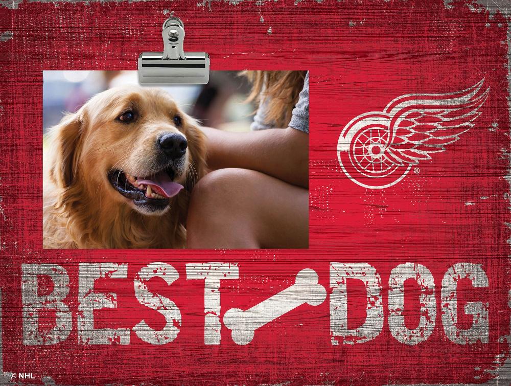 fan creations Detroit Red Wings Best Dog Clip Frame