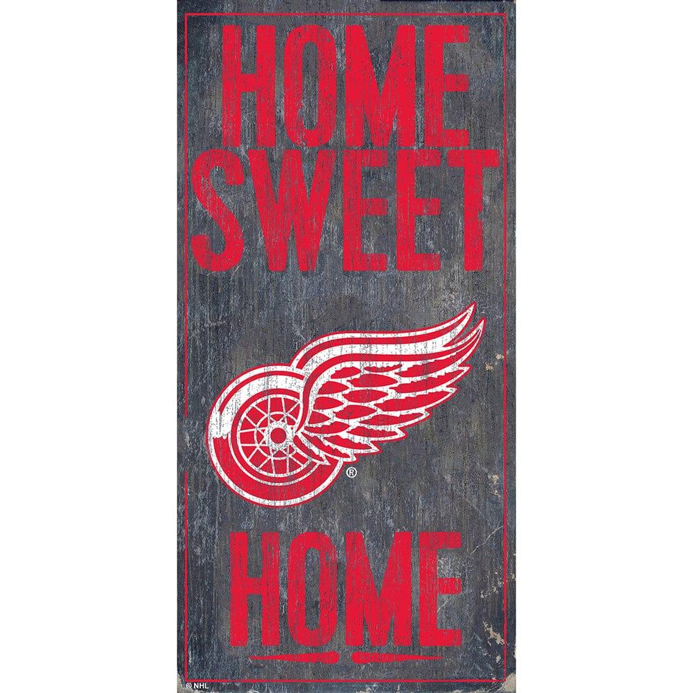fan creations Detroit Red Wings Home Sweet Home 6x12