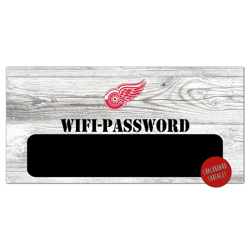 fan creations Detroit Red Wings Wifi Password 6x12 Sign