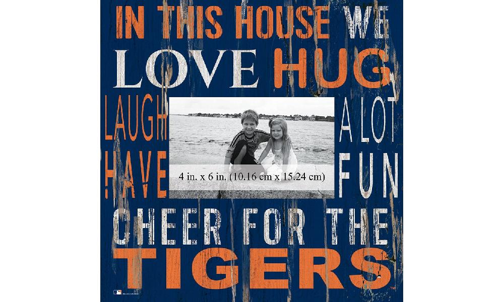 fan creations Detroit Tigers In This House 10x10 Frame