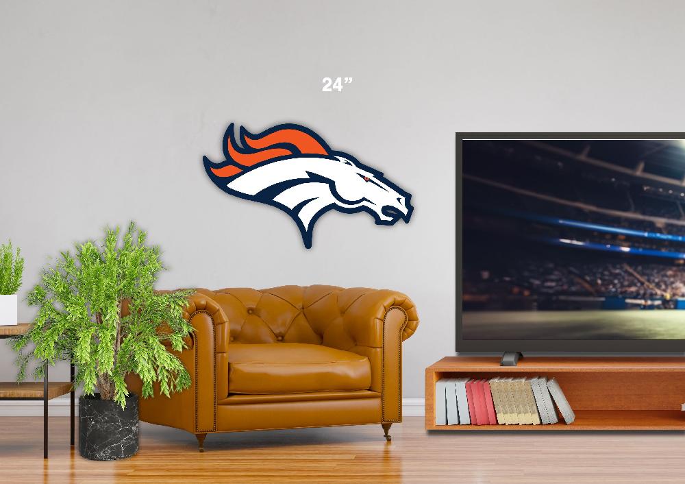 fan creations 24" NFL Denver Broncos Logo Cutout