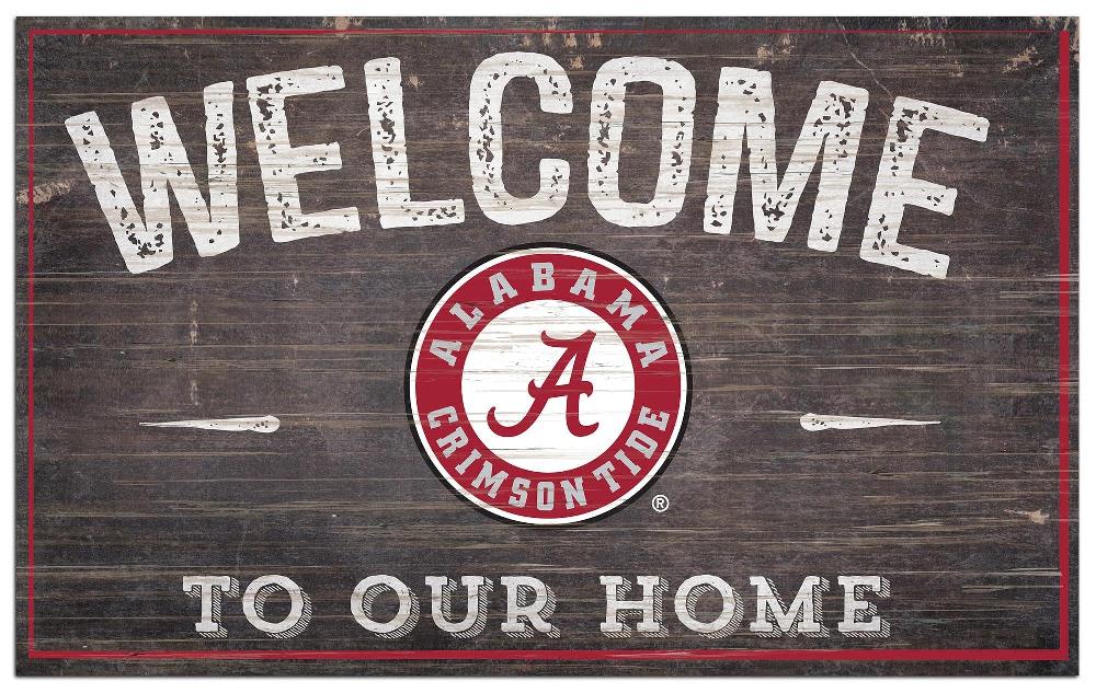 fan creations Alabama 11x19in Welcome Sign