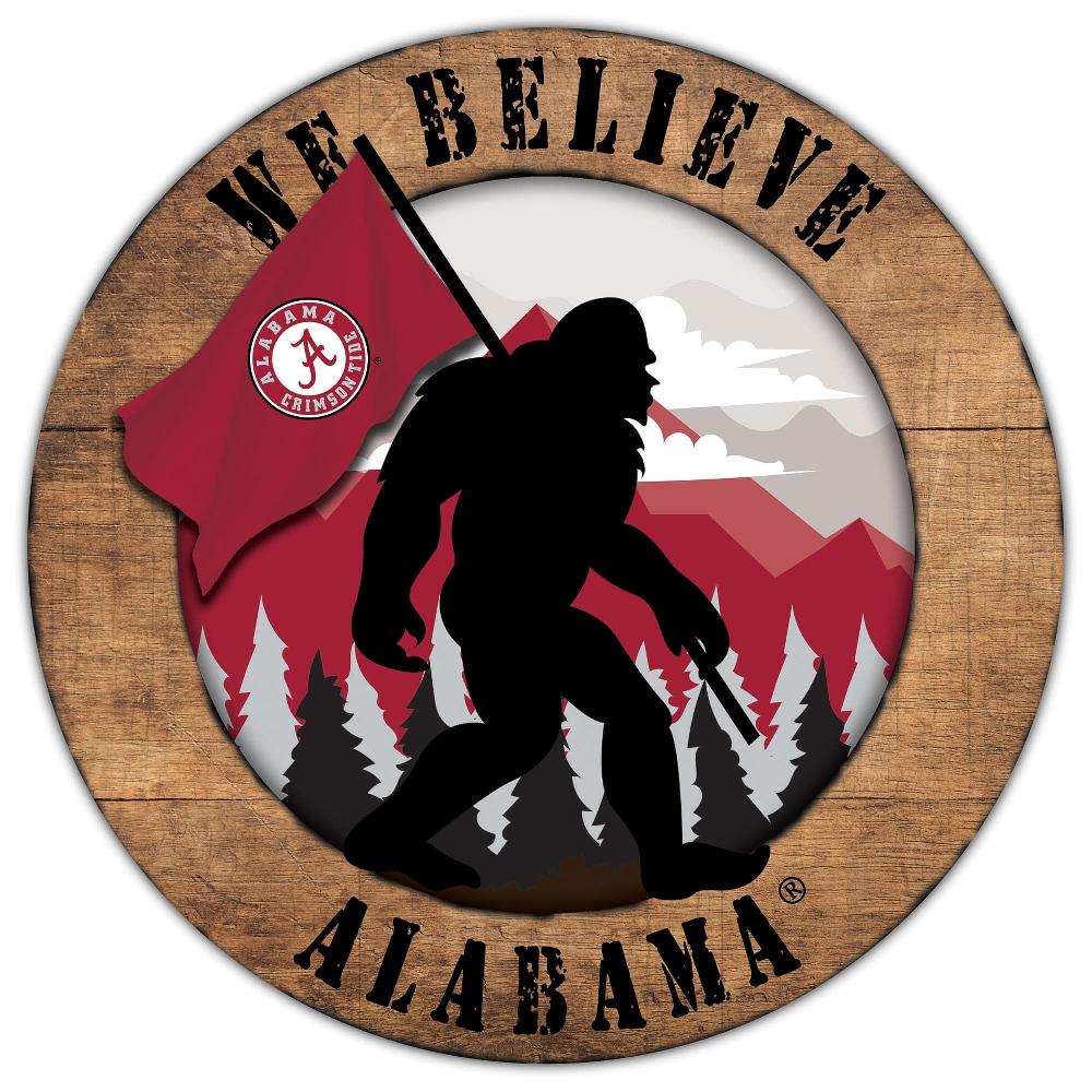fan creations Alabama Bigfoot 12in Circle