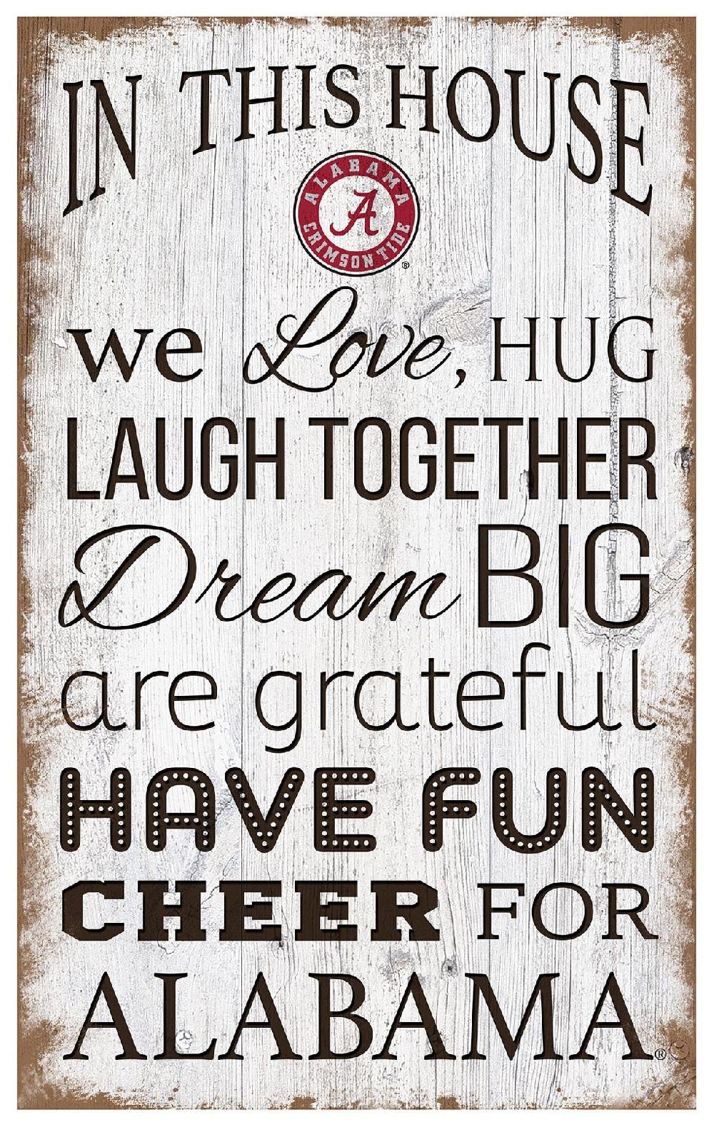 fan creations Alabama In This House 11x19