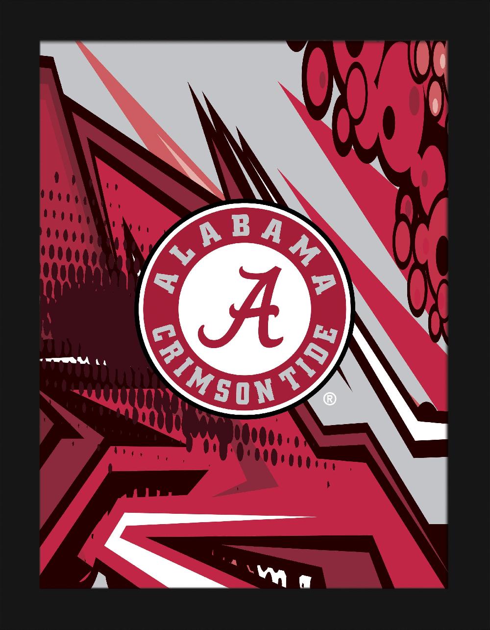 fan creations Alabama Team Comic 12x16