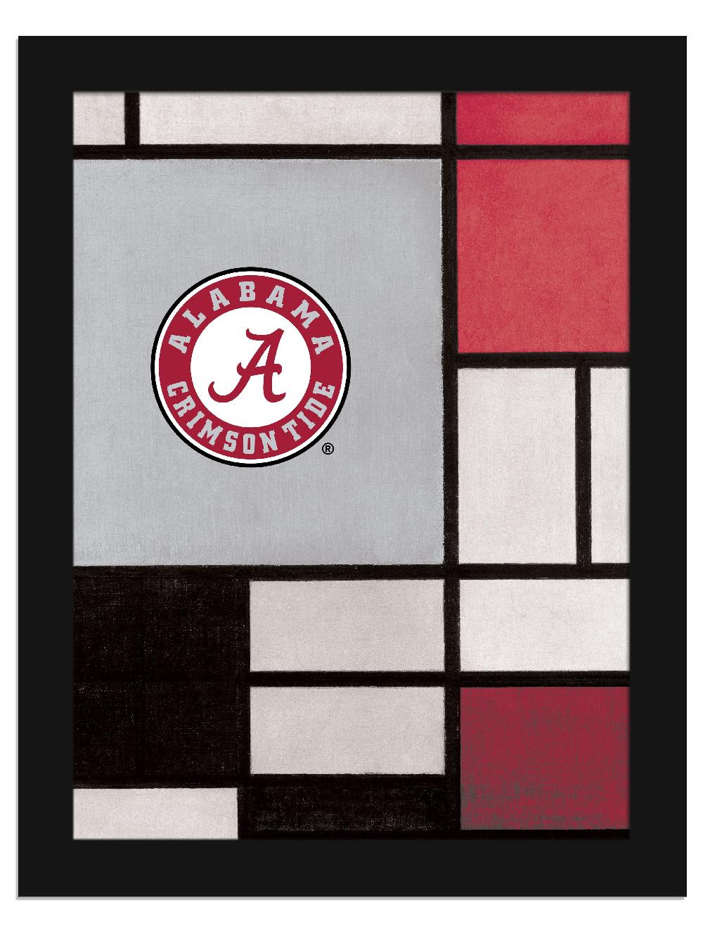 fan creations Alabama Team Composition 12x16