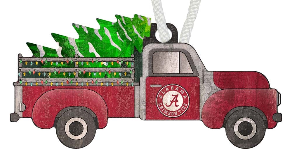 fan creations Alabama Truck Ornament