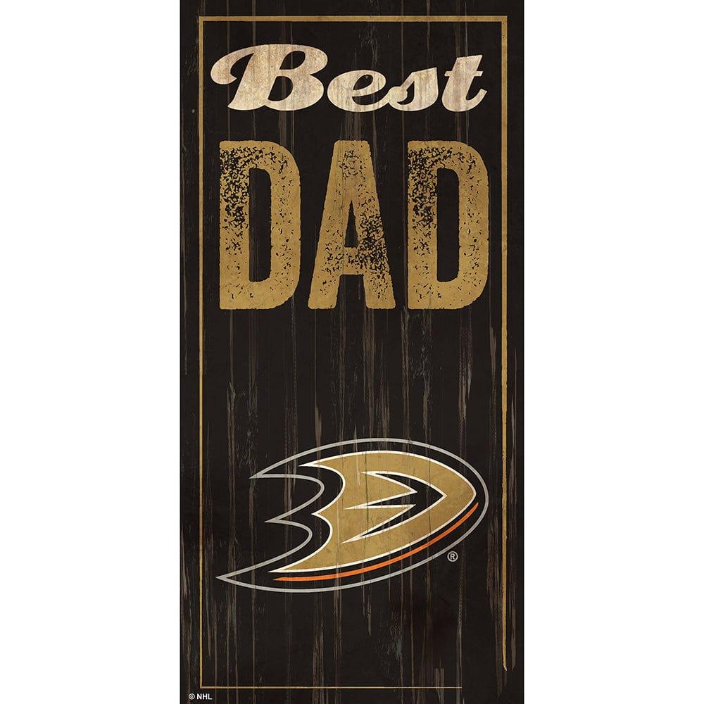 fan creations Anaheim Ducks Best Dad 6x12 Sign
