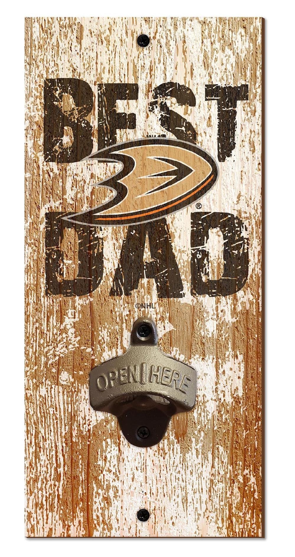 fan creations Anaheim Ducks Best Dad Bottle Opener