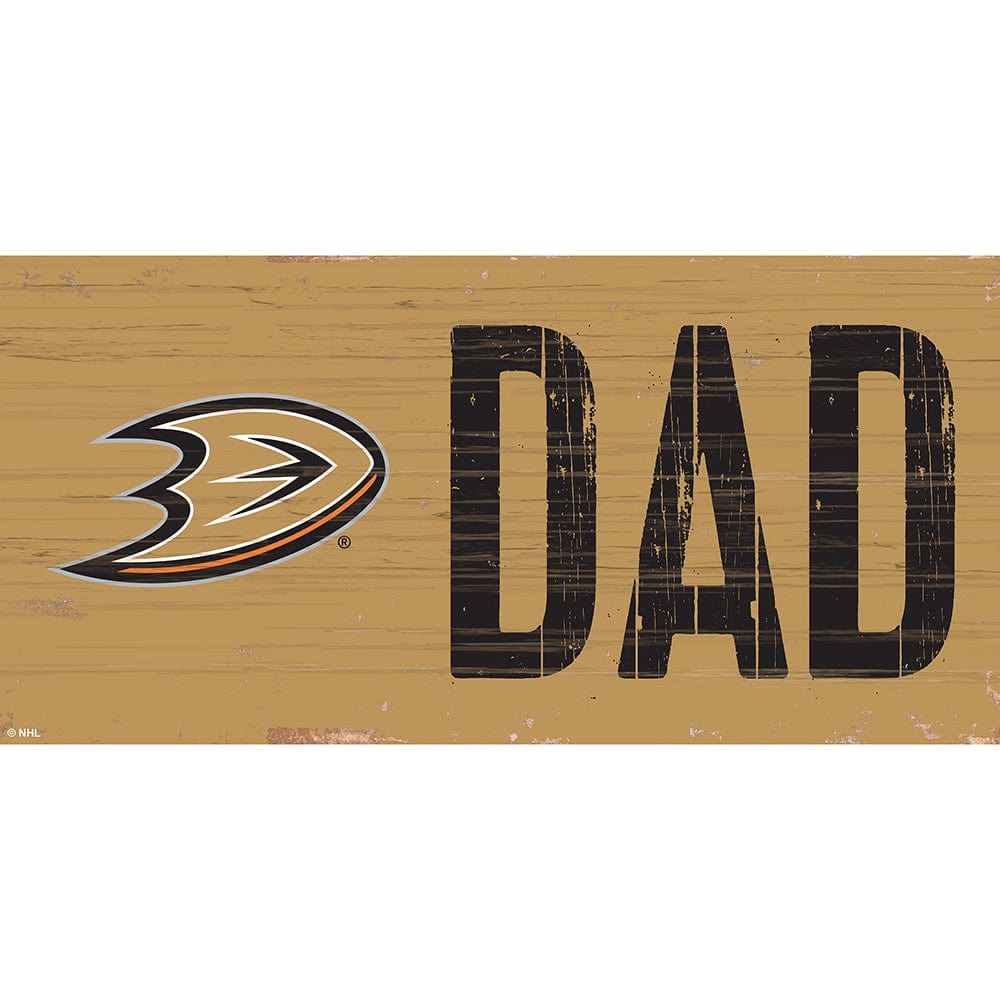 fan creations Anaheim Ducks DAD 6x12 Sign