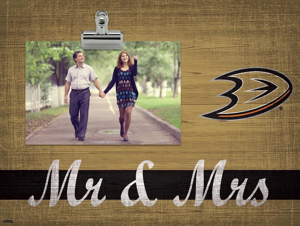 fan creations Anaheim Ducks Mr & Mrs Clip Frame