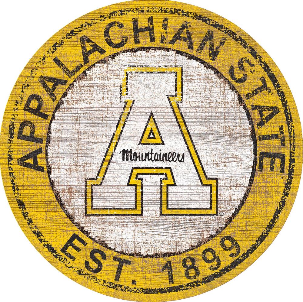 fan creations App State Heritage Logo 24" Circle
