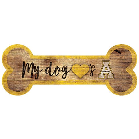 fan creations Appalachian State Dog Bone Sign