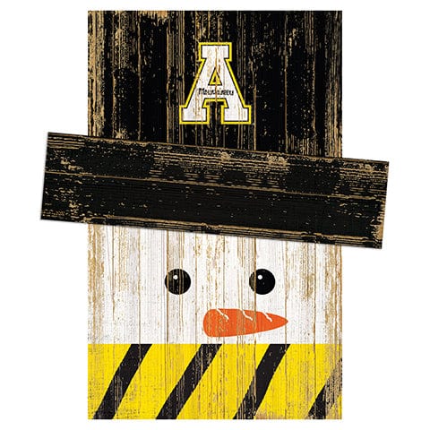 fan creations Appalachian State Snowman Head