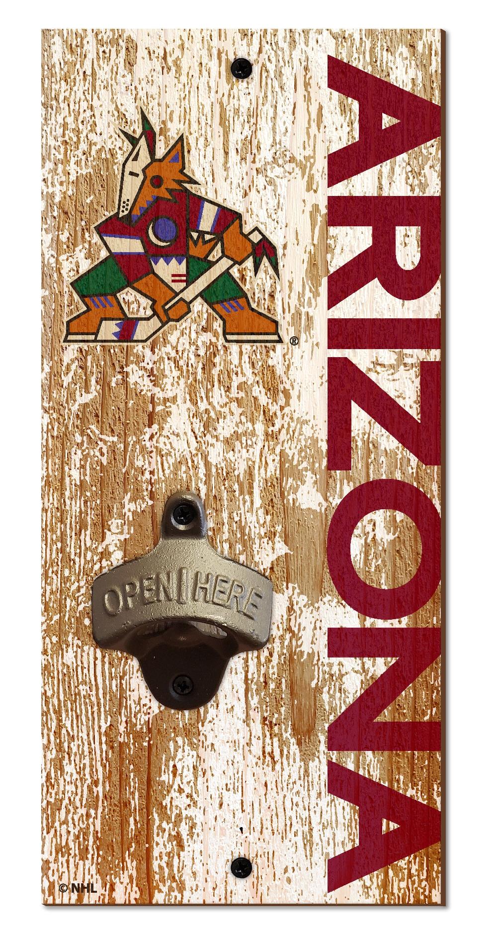 fan creations Arizona Coyotes Bottle Opener