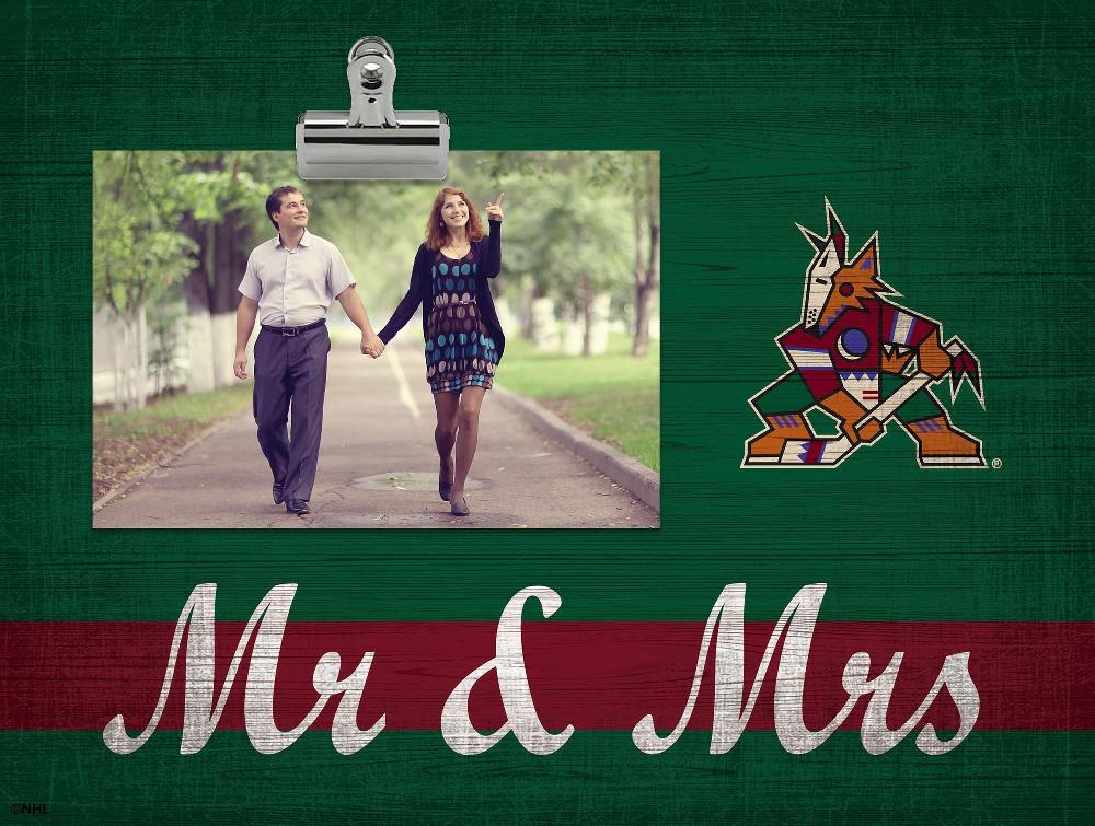 fan creations Arizona Coyotes Mr & Mrs Clip Frame