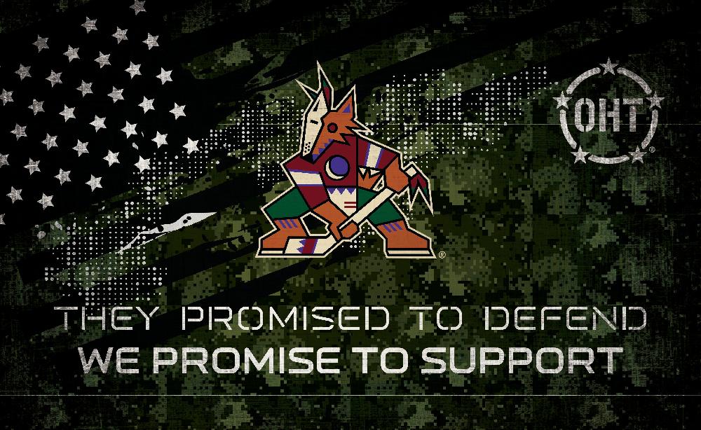 fan creations Arizona Coyotes OHT Tray